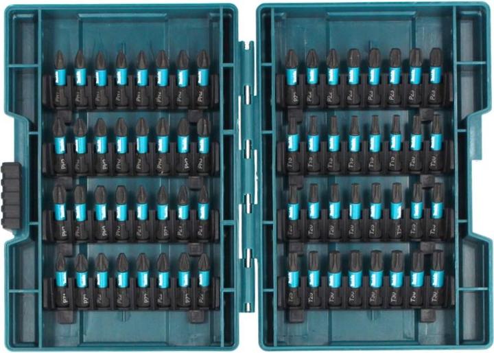 Actual product image Makita Impact Black Bit Set (Cross Phillips PH M2, Cross Phillips PH M3, Cross Pozidriv PZ M2, Cross Pozidriv PZ M3, Hexagon socket TX M20, Hexagon socket TX M30)