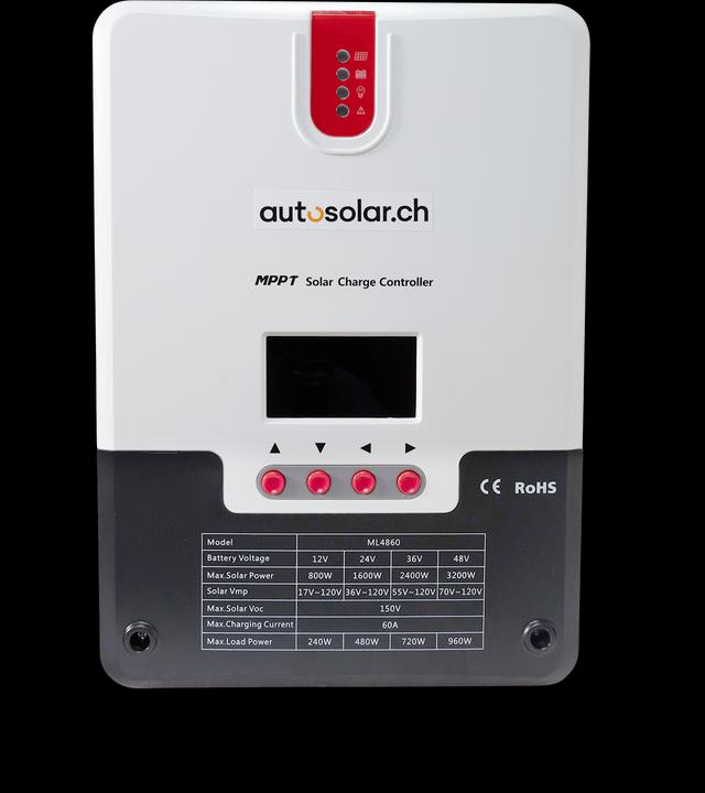 Produktbild Autosolar Solar Laderegler 4860 MPPT 60A