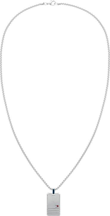 Tommy Hilfiger Iconice Srips Halskette (Edelstahl, 60 cm)