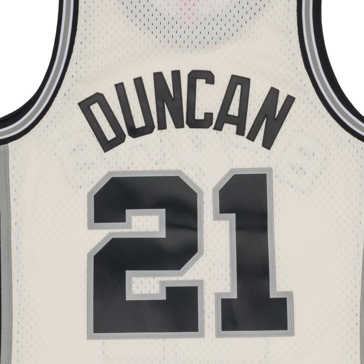 Image du produit Mitchell & Ness Swingman Jersey San Antonio Spurs OFF-WHITE Tim Duncan (L)
