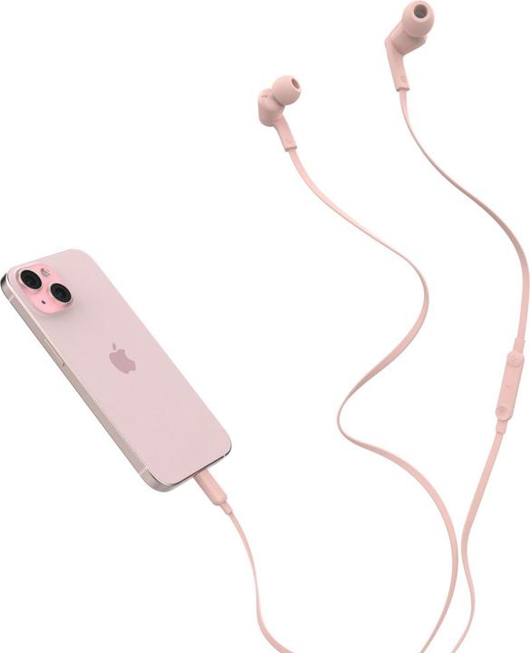 Produktbild Belkin Rockstar In Ear Kopfhörer Kabel, USB-C, rosa G3H0002hqPKV2 (NC, Kabelgebunden)