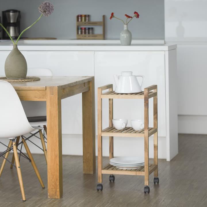 Actual product image Relaxdays Bathroom shelf wood (35 x 31 x 71.5 cm)