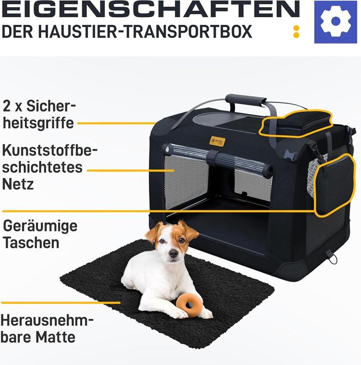Image du produit Petproved Hundetransportbox (Chien, Pliable, Respirant)
