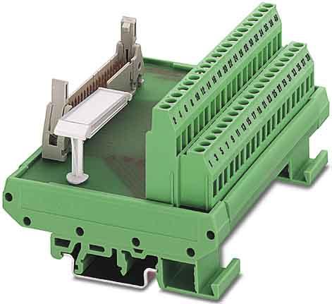 Actual product image Phoenix Contact 50 way HE10 interface module