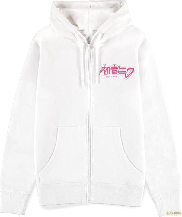Immagine prodotto Difuzed Hatsune Miku - Felpa con cappuccio con zip da donna (tasca a canguro) - M (M)
