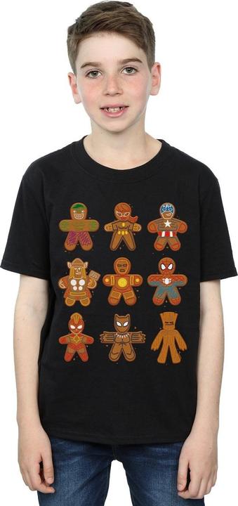 Immagine prodotto Avengers Christmas Gingerbread Maglietta Ragazzi (152, 158)