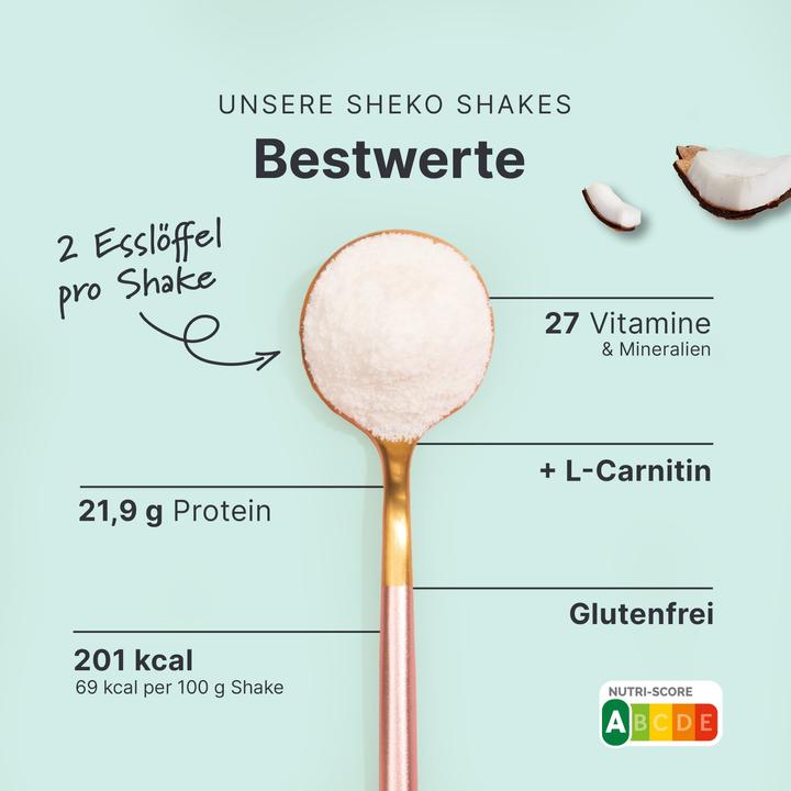 Produktbild Sheko Shake (Kokos, 1 Stk., 535 g)