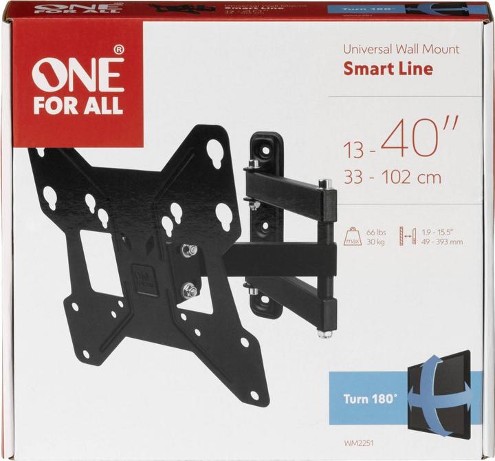 Image du produit One for All Smart WM2251 (Mur, 43", 30 kg)
