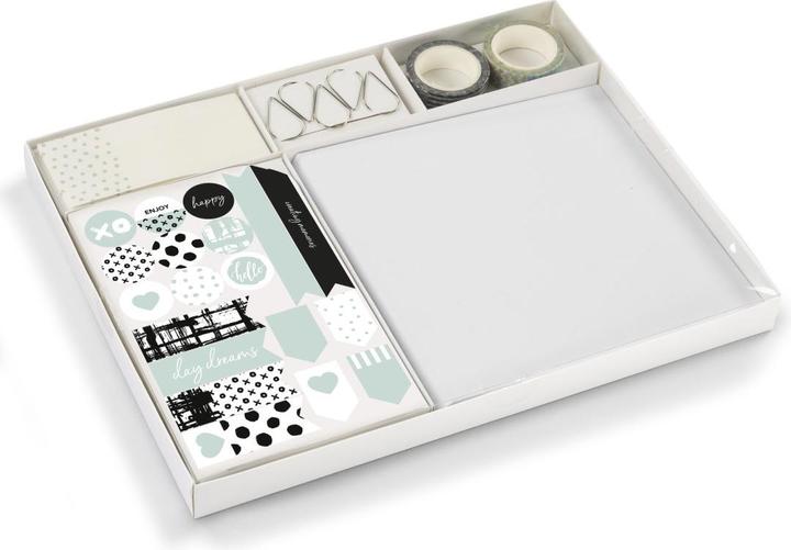 Immagine prodotto Hama Set creativo, crea il tuo album personalizzato con diversi accessori, idea regalo per foto fai da te (18 x 18 cm)