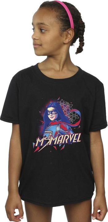 Actual product image Girls Ms Face Fade Cotton T-Shirt (140, 146)