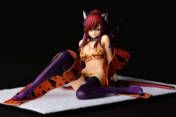 Orca Fairy Tail statuette 1/6 Erza Scarlet - Halloween CAT Gravure Style 13 cm