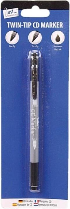 Produktbild Tallon PermanentMarkerStift Doppelte Spitze (Schwarz/Silber)