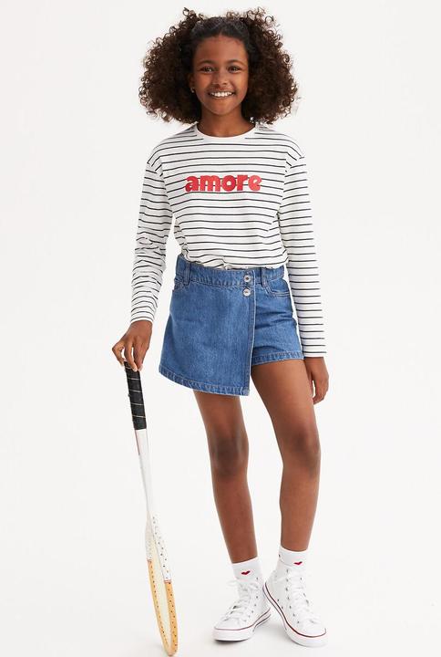 Image du produit La Redoute Collections Jupe courte en jean (158)