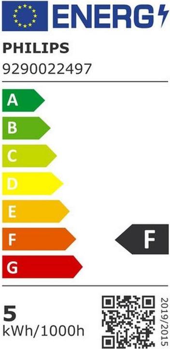 Energie-Label Philips LED Classic (E14, 4.30 W, 470 lm, 1 x, F)