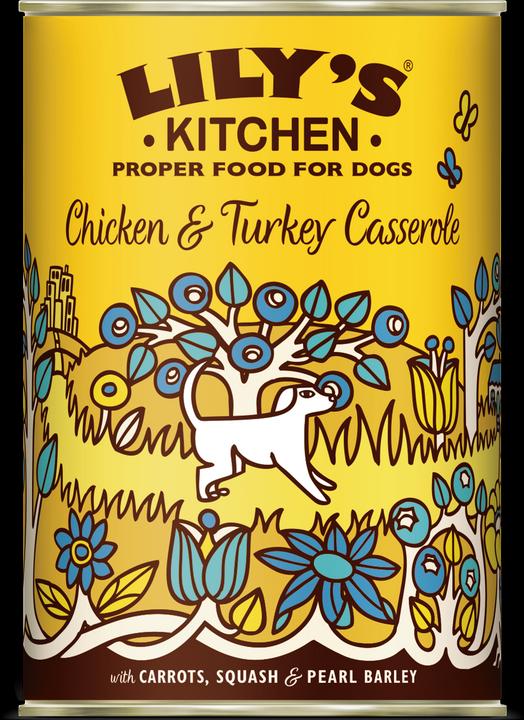 Image du produit Lily's Kitchen Casserole de poulet et de dinde (Adulte, 1 pcs, 400 g)