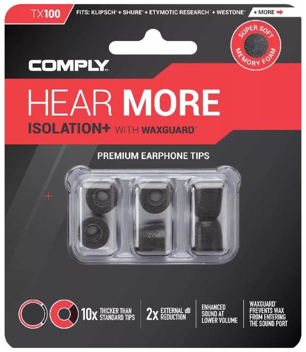 Image du produit Comply Isolation Tx-100