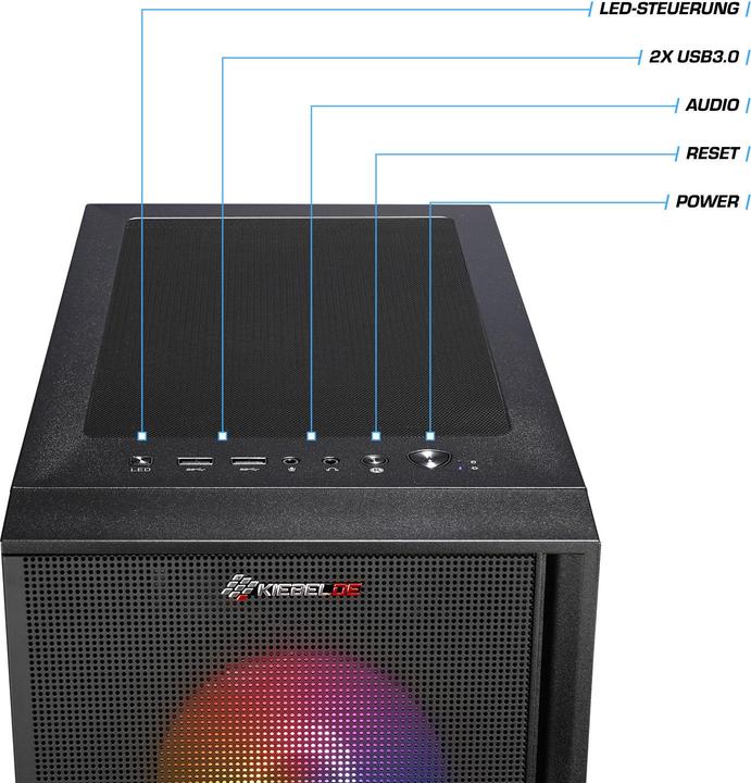 Produktbild Kiebel Cobra V (AMD Ryzen 5 5500, 32 GB, 1000 GB, GeForce RTX 3060)