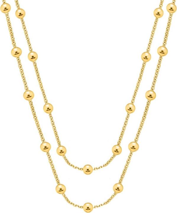 Image du produit Candy Collier Nima, argent sterling 925, plaqué or (Argent massif de 925, Argent sterling 925, Plaqué or 18k, 70 cm)
