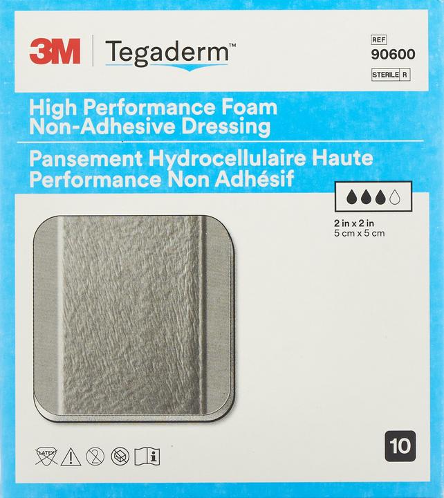 Produktbild 3M Tegaderm Foam Schaumverband 5cmx5cm (10 Stk)