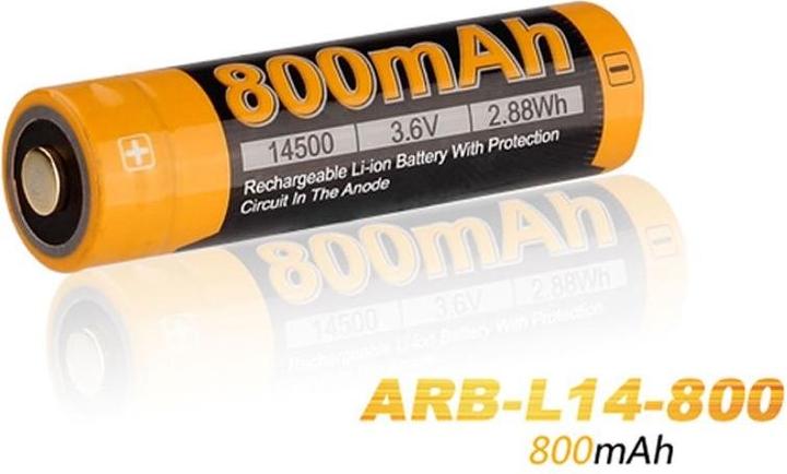 Immagine prodotto Fenix Batteria ricaricabile 14500 Mignon AA 3,6 Volt con elettronica di protezione ARB-L14-800