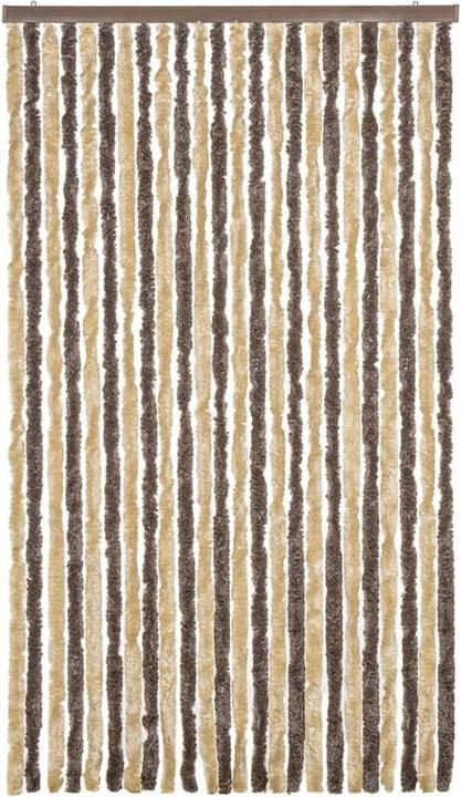 Dark brown and beige