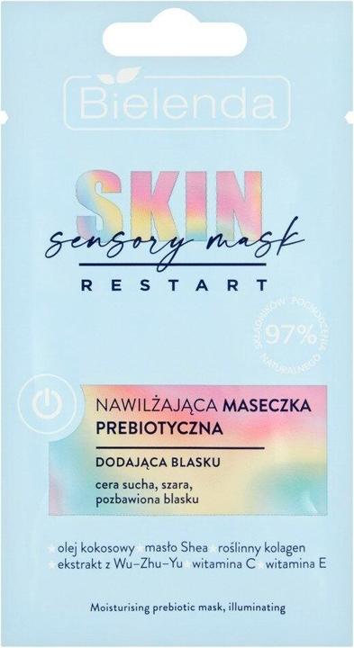Bielenda Skin Restart Sensory Mask Feuchtigkeitsspendende präbiotische Maske für trockene Haut 8ml (8 ml)