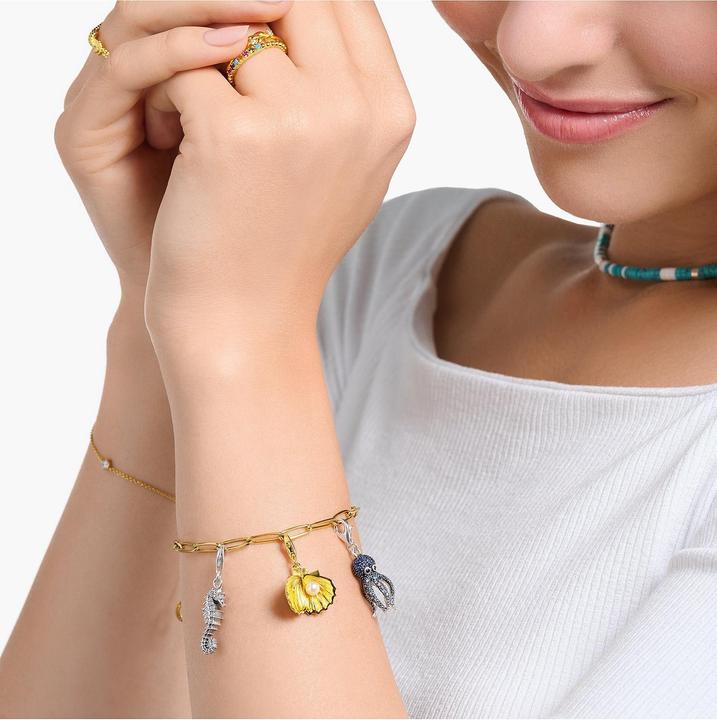 Image du produit Thomas Sabo Charm Club Coquillage or (Argent 925, Or jaune 750 plaqué or)