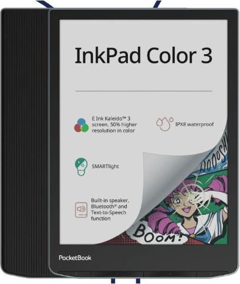 Produktbild PocketBook InkPad Color 3 (7.80", 32 GB, Stormy Sea)