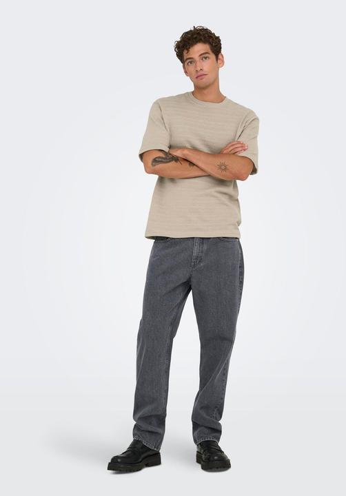 Produktbild Only & Sons Onsgivo Reg 12 Ss Crew Knit Noos (L)