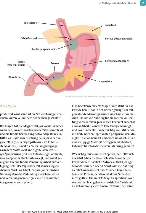 Actual product image Medical Cooking: F.X. Mayr-Ernährung (German, Sepp Fegerl, Philipp Buttinger, 2024)