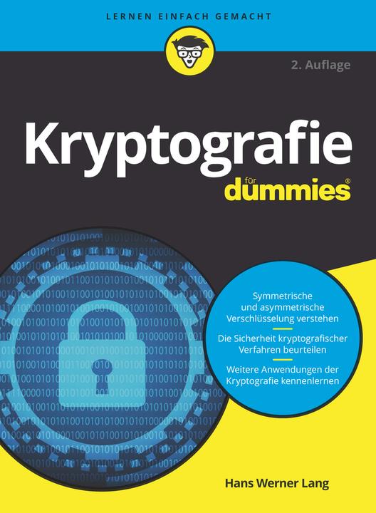 Produktbild Kryptografie für Dummies (Deutsch, Hans Werner Lang, 2023)