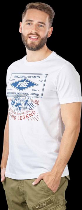 Produktbild Pme Legend Short Sleeve Jersey T-Shirt Crew Neck Bright Whit (XL)