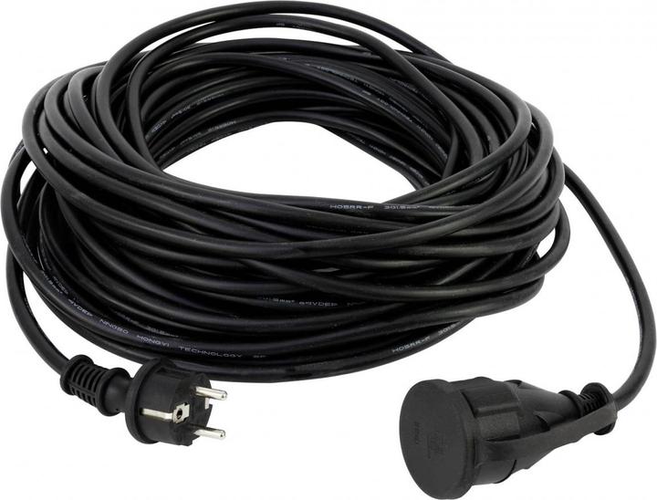 Image du produit REV 0017258549 Strom Verlängerungskabel 16 A Schwarz 25.00 m H05RR-F 3F 3G 1,5 (25 m)