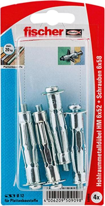 Produktbild Fischer Ankerbolzen R 88561 FAZ II 10/ 20K Stahl galvanisch verzinkt galvanisch verzinkt (4 Stk.)