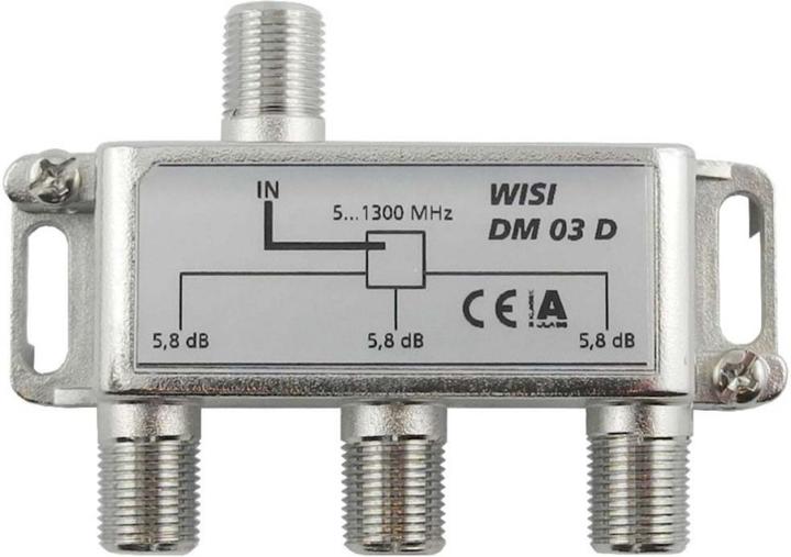 Immagine prodotto WISI 75107 Sdoppiatore o combinatore di cavi Sdoppiatore di cavi argento (Morsettiere)