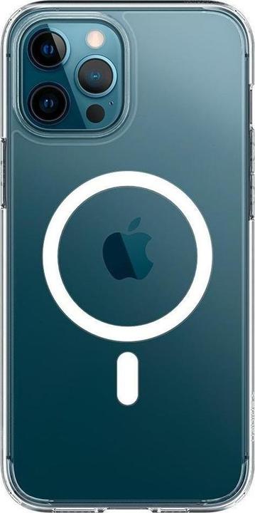 Actual product image Spigen Crong ULTRA HYBRID MAG MAGSAFE IPHONE 12 PRO MAX Baltas (Apple iPhone 12 Pro Max)