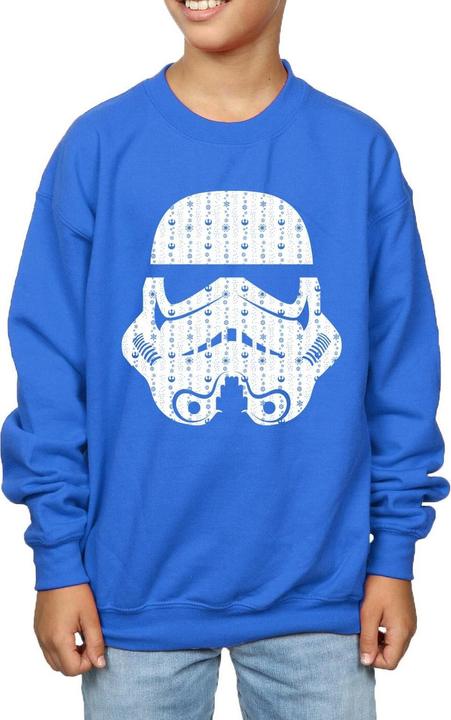 Immagine prodotto Star Wars Christmas Stormtrooper Helmet Felpa Ragazzi (140, 146)