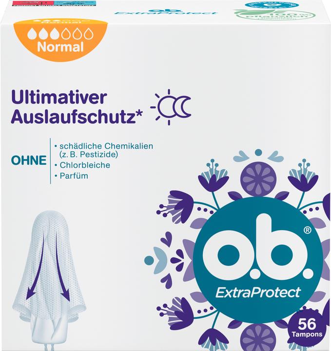 Actual product image o.b. Extra Protect (56 x, Regular)