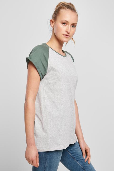 Image du produit Urban Classics Tee Raglan contrasté pour les femmes (XS)
