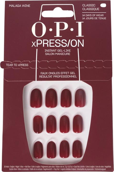 Immagine prodotto OPI Xpress/On Nail Art (Vino di Malaga, Smalto per unghie effetto gel)