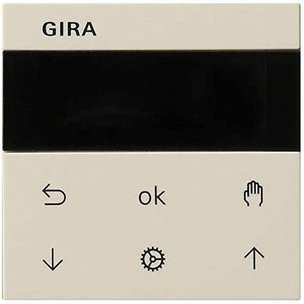 Actual product image Gira S3000 Jal. + time switch Display System 55 Cream white