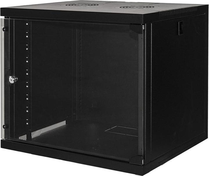 Image du produit ARMADIO A MURO 19" 9 UNIT&#192, 485*540*450MM NERO (9 HE, Rack 19 pouces)