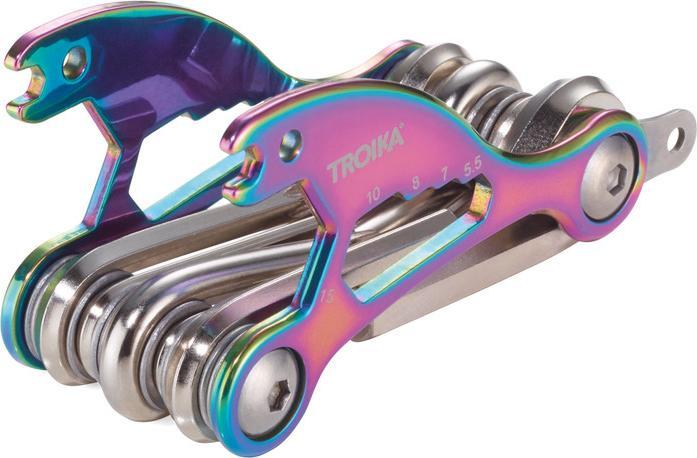 Actual product image Troika Keychain Multitool Iridescent