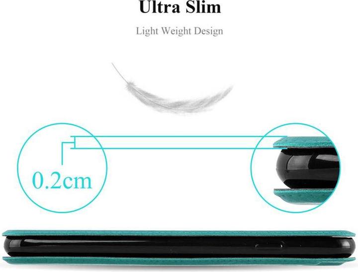 Actual product image Cadorabo Book with View double window cover (Huawei P10 Plus)