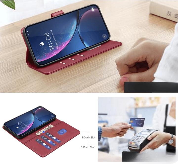 Produktbild Binfen Color Galaxy S25 / S24 - BINFEN Leder Etui Hülle mit RFID Blocker (Samsung Galaxy S25, Samsung Galaxy S24)