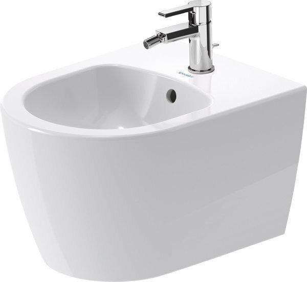 Actual product image Duravit Wall-mounted bidet ME by Starck COMPACT m ÜL m HLB 370x480mm 1 HL we sdm WG