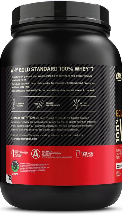 Image du produit Optimum Nutrition Gold Standard 100% Whey (Cookies & Cream, 1 pcs, 900 g)
