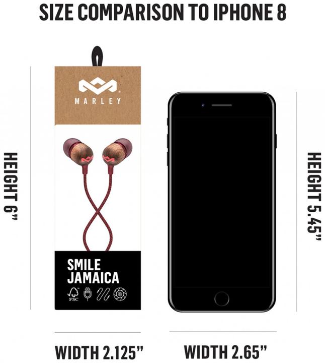 Image du produit House of Marley Smile Jamaica (NC, Filaire)