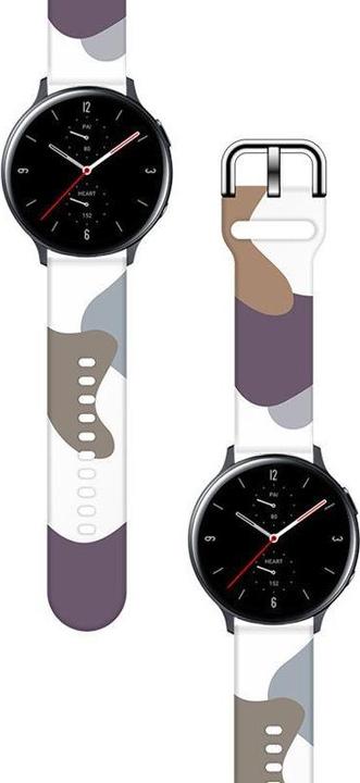 Image du produit Hurtel Strap Moro Band For Samsung Galaxy Watch 46mm Silicone Strap Watch Bracelet Pattern 9 (Matières plastiques)