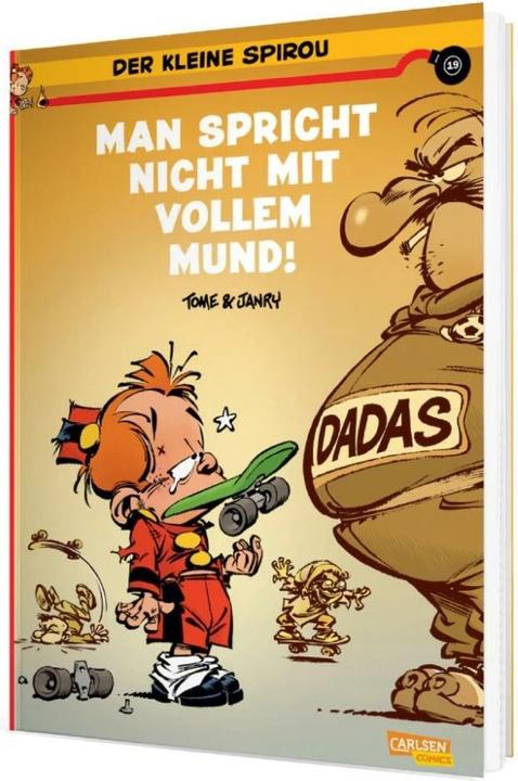 Image du produit Der kleine Spirou 19: Man spricht nicht mit vollem Mund!! (Allemand, Tome, Janry, 2023)